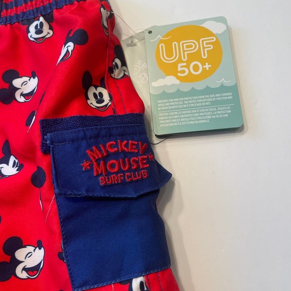Disney Baby Mickey Mouse Boy Swim Trunks Size 9-12 months - Picture 3 of 5